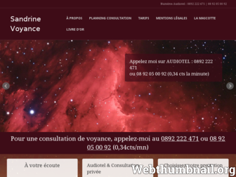 sandrine-voyance.fr website preview