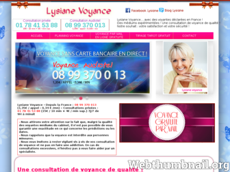 lysiane-voyance.com website preview