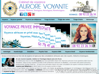 voyance-aurore.fr website preview
