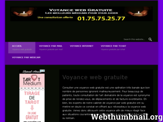 voyancewebgratuite.org website preview
