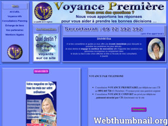 voyance-premiere.com website preview