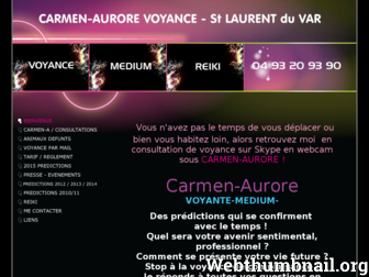carmel-aurore-voyance.fr website preview