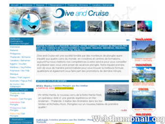 dive-and-cruise.fr website preview