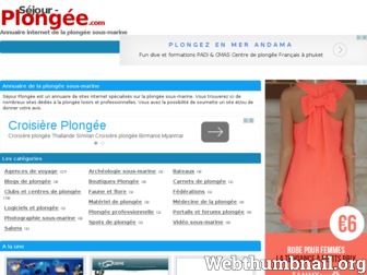 sejour-plongee.com website preview