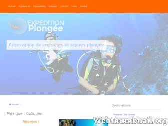 expedition-plongee.com website preview