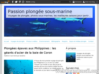 passion-plongee-sous-marine.com website preview