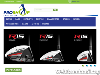 proshopandmore-golf.com website preview