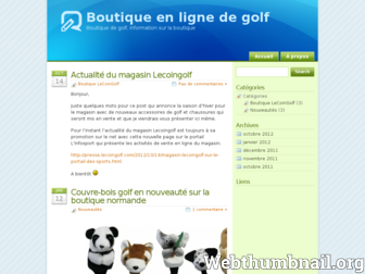 lecoingolf.zeclic.fr website preview