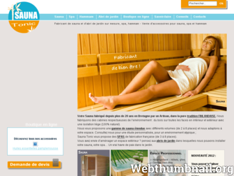 sauna-tonic.fr website preview