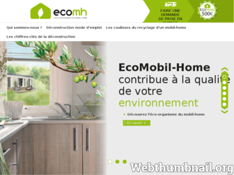 ecomobilhome.fr website preview