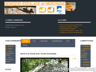 gemozac-escalade-competition.com website preview