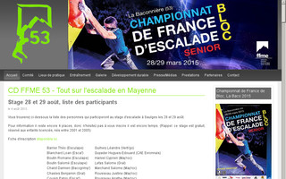 escaladeenmayenne.fr website preview