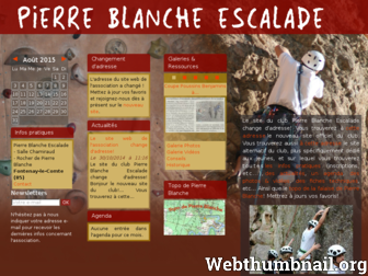 pierre-blanche-escalade.fr website preview
