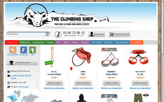 theclimbingshop.com website preview
