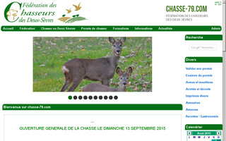 chasse-79.com website preview