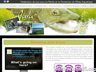 peche-jura.com website preview