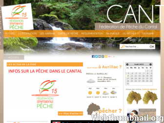 cantal-peche.com website preview