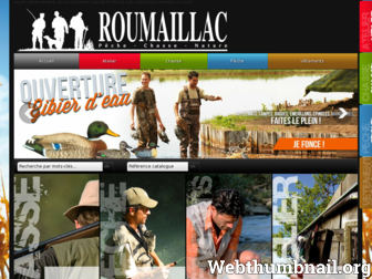 roumaillac.com website preview