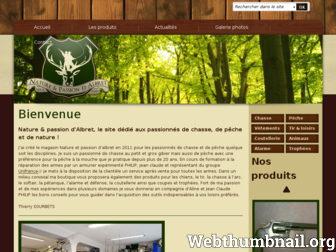 naturepassiondalbret.fr website preview