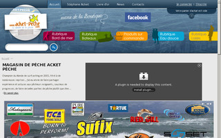 acket-peche.com website preview