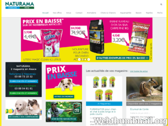 naturama-animalerie.com website preview