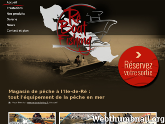 re-boatfishing.fr website preview