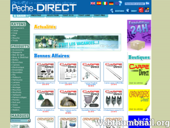 peche-direct.com website preview