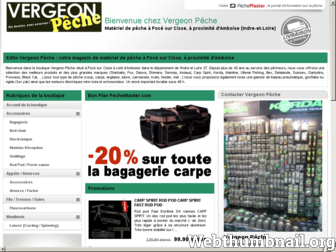 vergeon-peche.com website preview