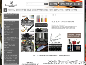 coutellerie-champenoise.fr website preview