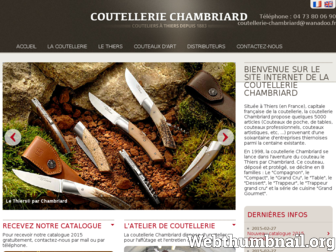 coutellerie-chambriard.com website preview
