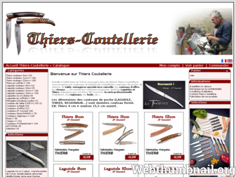 thiers-coutellerie.fr website preview