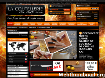 la-coutellerie-des-chefs.com website preview