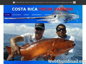 costaricapechepassion.com website preview