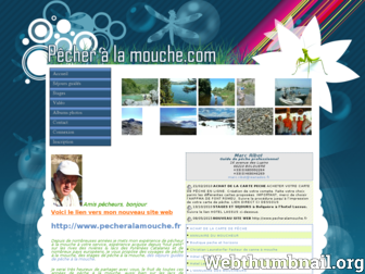 pecheralamouche.com website preview