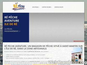 re-peche-aventure.fr website preview