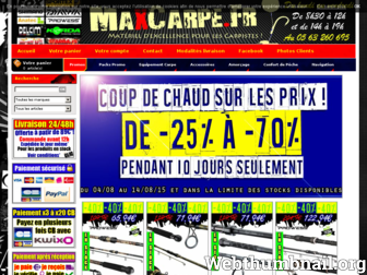 maxcarpe.fr website preview