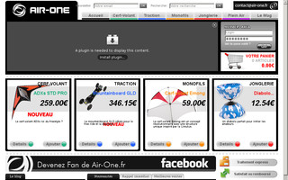 air-one.fr website preview