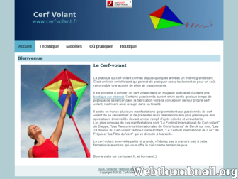cerfvolant.fr website preview