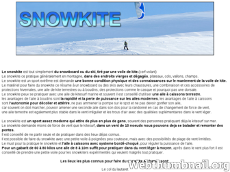 snow-kite.org website preview