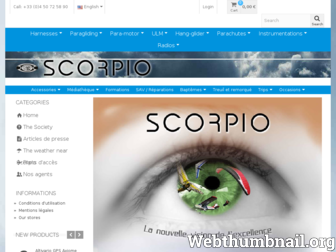 scorpio.fr website preview