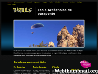 ecole-parapente-france.fr website preview