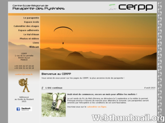 cerpp.fr website preview