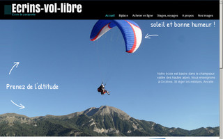 hautes-alpes-parapente.com website preview