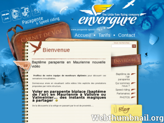 parapente-speedriding.fr website preview