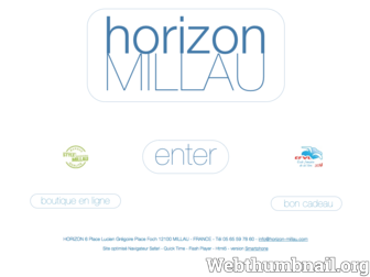 horizon-millau.com website preview