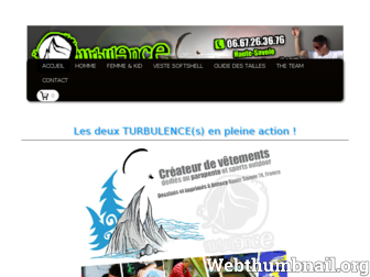 turbulence-shop.fr website preview