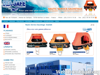 nautic-service-sauvetage.com website preview