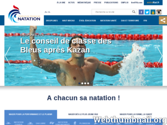 ffnatation.fr website preview