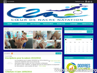 c2n-natation.com website preview