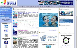 nordpasdecalais.ffnatation.fr website preview